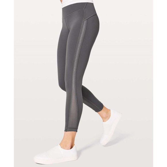LULULEMON 12 Wunder Under Hi-Rise 7/8 Tight (Awaken) 25" Dark Shadow - Picture 1 of 12